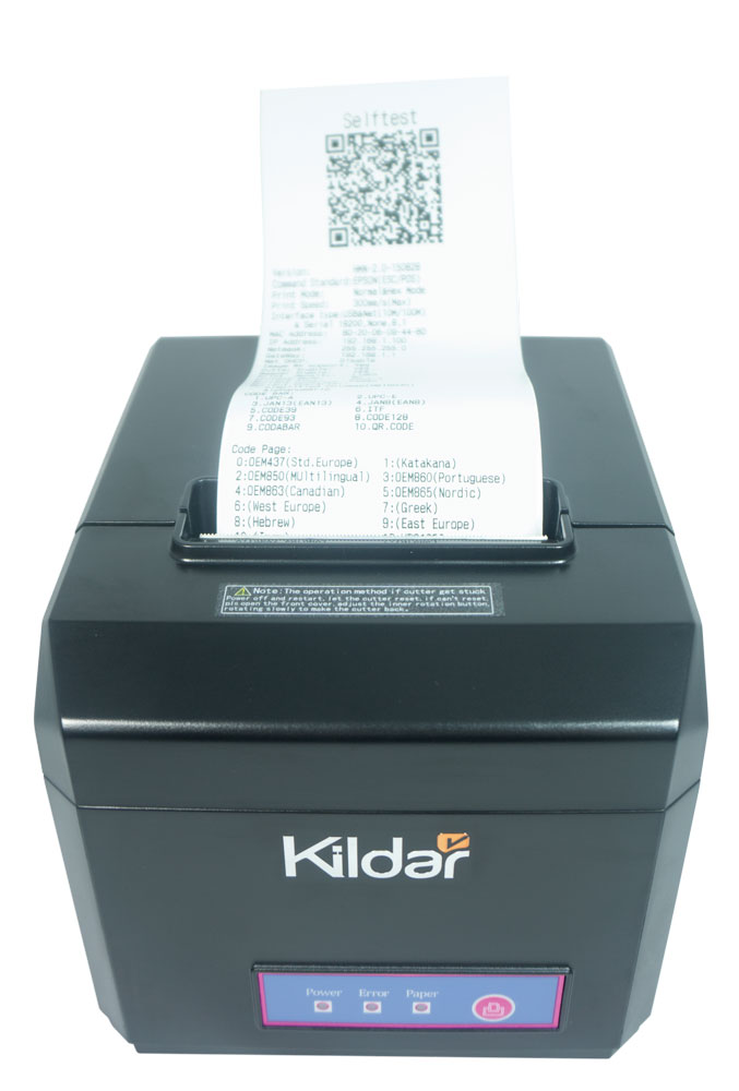 POS Thermal Printer, KILDAR DATAPRINT I8061 Left