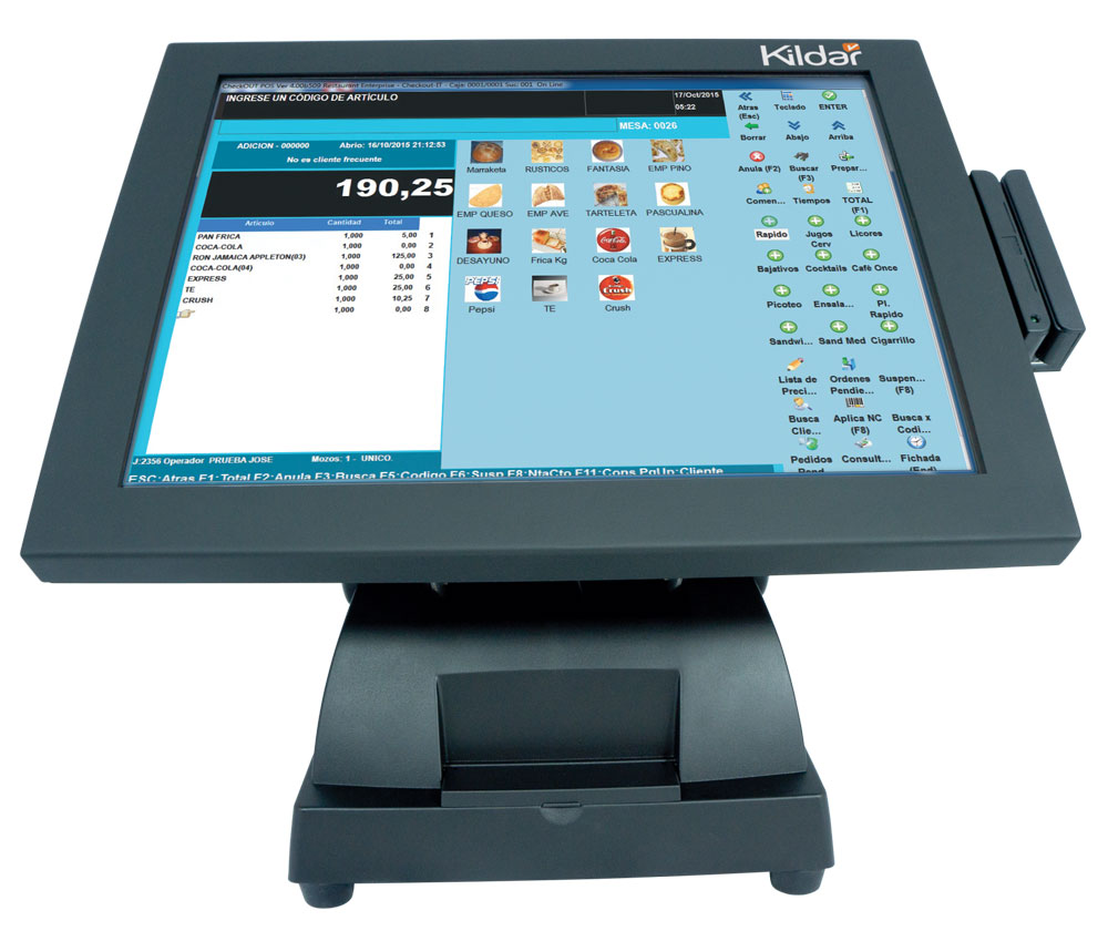 POS Touch Screen, Kildar DataTouch T1551